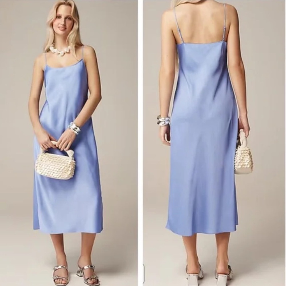 J. Crew Gwyneth Slip Dress in Luster Charmeuse Size 6